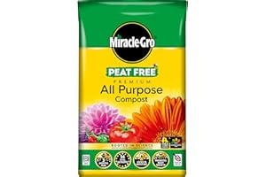Miracle-Gro Premium All Purpose Compost, PEAT FREE, 40 Litre