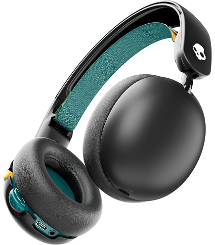 Skullcandy Cassette Headphones With Mic - Wired, On-Ear, Foldable, Black - Includes Carry Bag
