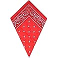 Red Paisley Bandana (Centre Patterned)