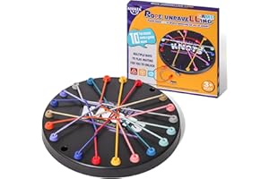 AIUAZA Juegos de mesa estratégicos, juegos de cuerda, juego de rompecabezas retorcido, juego de cuerda para atar, juguetes de fiesta para adultos, niños autismo, juguetes de descompresión,