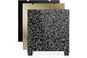 Tofelf strukturierte PEI-Platte und glatte PEO-Bauplatte, 235 x 235 mm, Federstahl-Druckbett, magnetische Basis für K1/Ender 5 S1/Ender 3 S1 Pro/Ender 3 S1/Ender 3 V2 Neo/Ender 3 V2 3D-Drucker