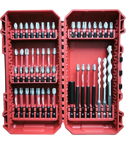 MILWAUKEE SHOCKWAVE 48-32-4638 #1 Phillips 2 Screwdriver Bits - 5 Per Card