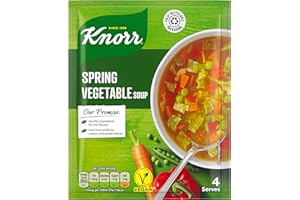 Knorr Florida Spring Vegetable Dry Packet Soup no artificial colours or preservatives soup mix suitable for vegans and vegetarians 48 g (Packaging may vary)