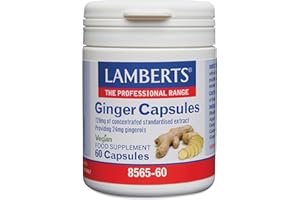 Lamberts Raíz de Jengibre 120mg - 60 Cápsulas