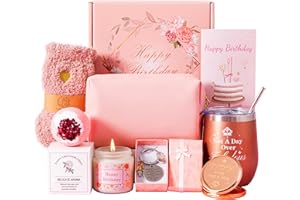 BEYOTINY Birthday Gifts For Women, Happy Birthday Hamper Basket For Her, Turning A New Year Old Female Birthday Gifts,Birthday Pamper Box For Ladies, Personalised Birthday Presents For Mom Wife