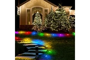 Potuem Outdoor Electric Garden Lights, 12 Pack Smart Garden Lights for Ground with APP Control & Remote Control, IP67 Waterproof Garden Pathway Lighting with 213 Scene Modes Holiday Decorations Party