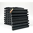MMT Acoustix® 18 Pcs Pulsar Soundproofing Acoustic Foam (30 x 30 x 5 cm) Black | High Density Sound Absorber and Diffuser
