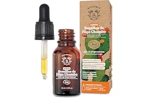 Bionoble Aceite de Higo Chumbo Orgánico 15ml - 100% Puro, Natural y Prensado en Frío - Rostro, Cuerpo, Cabello, Barba, Uñas - Vegano y Cruelty Free - Botella de Vidrio + Pipeta
