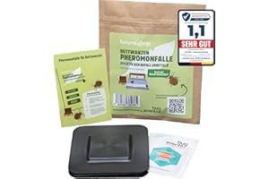 Futura-Shop Bettwanzen Falle mit Pheromon Lockstoff | Effektive Lösung zur Bettwanzen Bekämpfung für Zuhause & Reisen | Mittel gegen Bettwanzen mit 3 Monaten Wirkungsdauer | Bettwanzen Monitor