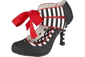 Ruby Shoo Aisha Navy Ribbon Mary Jane Booties