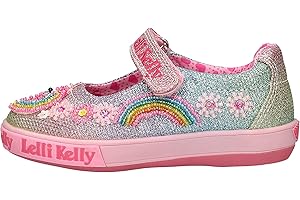 Lelli Kelly Rainbow Multi Glitter Ballerina Bambina