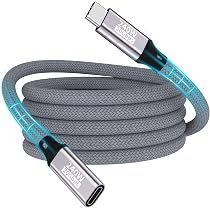 USB-C Auf USB-C Kabel 1,5 M – 240W Ladeleistung, 20 Gbit/s, 4K@60Hz, Für Laptop, Smartphone & Monitor