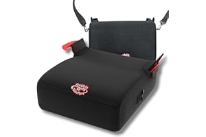 BubbleBum TelePort Rehausseur Voiture Enfant, Siège Auto Réhausseur, Siege Auto Portable Télescopique, Idéal au Quotidien et Pliable pour le Voyage, Certifié R129, Pour Enfants 125 cm à 150 cm – Noir
