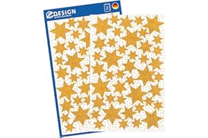 Avery Zweckform Naklejki Boże Narodzenie, 86 Gwiazdek