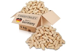 FLAMMBURO FABRIKVERKAUF (5 kg) Allumes Feux Naturels - 400 Pièces de 6 cm Chacune - Efficace et Facile à Allumer Les Cheminées, Le Charbon, Barbecue et Fours à Pizza (5.0 kilogrammes)