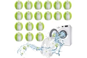 XNNMZHAO Tierhaarentferner, 18 Stücke Fusselbälle Waschmaschine Waschbälle，Fusselentferner Waschmaschine Tierhaare für die Waschmaschine Und Wiederverwendbar