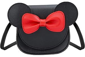 KEREDA Borsa a tracolla per bambini e ragazze, in pelle PU, borsa a tracolla