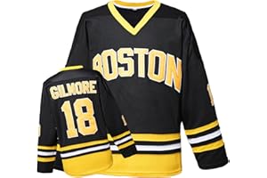 TRIVINKIN Happy Gilmore 18 Adam Sandler 1996 - Maglia da hockey su ghiaccio, da uomo, colore: Nero