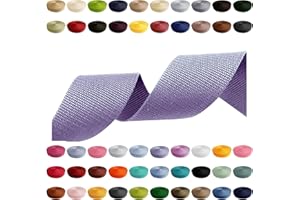 CARTONARE Sangle de 2 m, 5 m, 10 m, 50 m, 50 couleurs, largeur 10 mm, 15 mm, 20 mm, 25 mm, 30 mm, 40 mm, 50 mm, sangle de sac en polypropylène, idéale pour les projets de bricolage, l'artisanat et l'extérieur