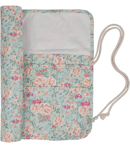 Étui Rigide TRICOT PRO Pour Aiguilles à Tricoter 35 Cm - Coton Jacquard Noir - Organisation Parfaite