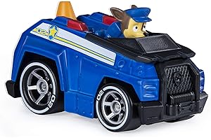 Paw Patrol True Metal 8cm Collectible Diecast Toy Vehicles - Chase