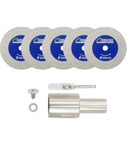 HOMESOM Disque Diamant Concave 125 Mm – Pour Granit, Marbre, Pierre – Coupe Rapide, à Sec Ou Humide