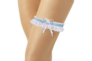 BRAUTCHIC Liga Novia ELEGANTE Delgado a la Boda - Liga Nupcial - Garter Novia, Garter Boda - Novias Accesorios - MUST HAVE - Regalo Dama de Honor, Bachelor Party - BLANCO, MARFIL