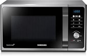Samsung MG23F301TCS Forno Microonde Grill, 23 Litri, 800 W, Grill 1200 W, Healthy  Cooking, Argento : Amazon.it: Casa e cucina