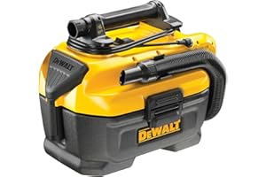 DEWALT - Aspirateur de Chantier Classe L - DCV584L-QW - 7,5L Sur Secteur ou Batteries XR 18V et XR FLEXVOLT 18/54V - Aspire Poussières et Liquides sans Changement de Filtre - Filtre HEPA