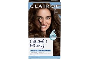 Clairol Nice'n Easy Crème, Natural Looking Oil Infused Permanent Hair Dye, 5 Medium Brown