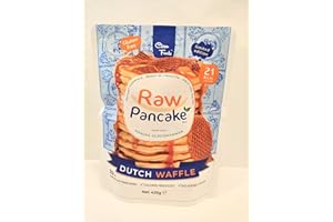 CLEAN FOODS Cleanfoods Pancake 21 calories l Pancake Gaufre Hollandaise 425g l 32 Pancakes l 21 Calories/Crêpe l Konjak/Konjac Glucomannane l préparé en 2 minutes Dutch Waffle