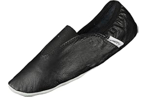 Lappade Chaussons de Gymnastique, Chaussons de Ballet, Chaussons de Gymnastique, Chaussons de Danse avec Coussinets en Caoutchouc Taille 22-46 Noir ou Blanc