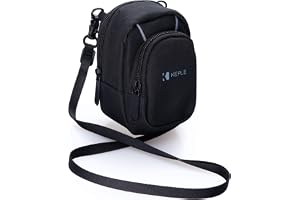 Litet fodral Camera Bag vattentät axelrem kompatibel med Sony DSC H90 HX50V HX80 HX90V HX95 HX99 HX9V RX100 III IV V V VII T9