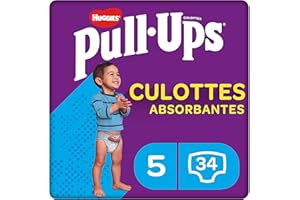 Huggies Culottes absorbantes Pull Ups Explorers Taille 5 - 1,5 à 3 ans (12-17kg) Garçon x34