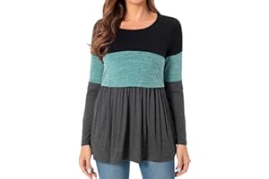 Bearsland Women's Nursing Tops Short Sleeve Scoop Neck Breastfeeding Shirt Maternity Clothes