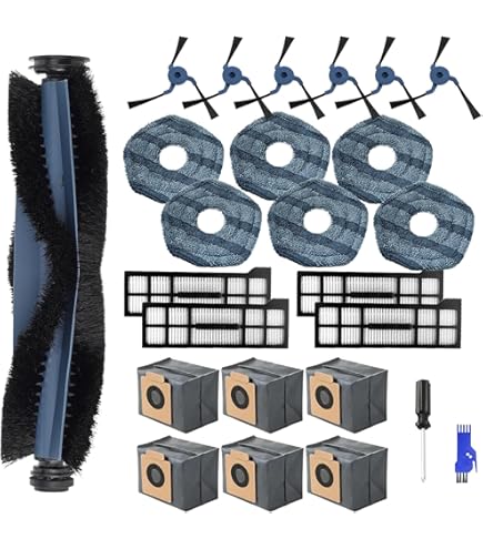 Confezione da 10 sacchetti per aspirapolvere Eufy Clean X8 Pro / X10 Pro Omni Robot Vacuum Stazione autosvuotata, grande capacità, usa e getta, accessori