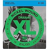 Daddario Exl130 Elektro Gitar Tel Seti, Xl, 8-38, Extra Super Ligh