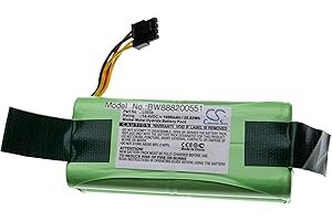 vhbw Batería Compatible con Midea R1-L085B, R1-L083B, R1-L081A Robot Limpieza (1800 mAh, 14,4 V, NiMH)