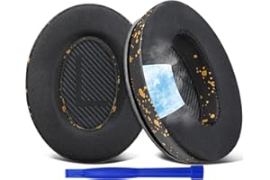 SoloWIT chłodząco-żelowych wymienne poduszki nausznik do Bose QuietComfort 35 (QC35) and Quiet Comfort 35 II (QC35 II) Over-Ear Słuchawki, z pianką izolacyjną szumu