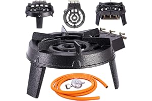 TC TECHNIC Un fornello a gas da 9,8 kW con struttura in ghisa e riduttore