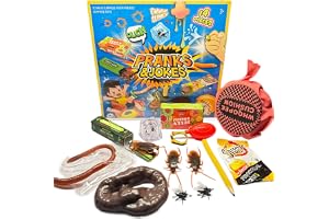 CHAOTEMAI 14 st skämt- och sprattspel, praktiska skämtspel, skämt- och sprattartiklar, actionkit för barn för vänliga skämt m