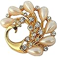 FURE Pearl Peacock Brooch