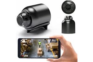 TP TRADEPROVIDER TradeProvider Mini Spy Hidden Camera Free App 4K Full HD, Day Night Video, Loop Record, View Anywhere, TF Card port, Motion Detection Wifi Indoor Nanny Cam for Office and Home Security