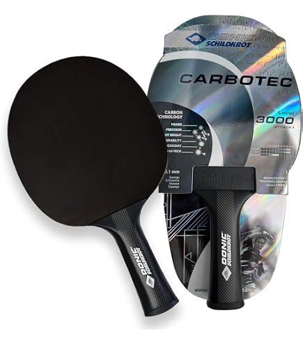Revêtement QRC Donic-Schildkröt Pour Raquettes Carbotec – Mousse 1,9 Mm, ITTF, Jeu Offensif