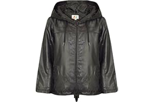 A2Z 4 Kids Filles Garçons Pluie Manteau Rosé Vestes Enfants Léger KAG Mac Imperméable À Capuche Veste Cagoule Pluie Mac Âge 5-13 Ans