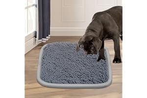 Bakumon Schnüffelteppich Hunde Hundespielzeug Intelligenz,Schnüffelmatte für Hunde Großer Mittelgroßer Kleine Rassen,Maschinen waschbar,rutschfest,dauerhaft(21"x 16")