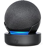 Akku für Echo Dot 4.&5. Generation - Tragbare Batterie Kabellos Akkustation (Ohne Lautsprecher) (Schwarz)