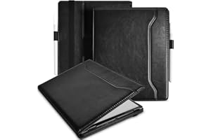 E NET-CASE Etui na Onyx Boox GO 10,3" ePaper - skóra PU, pasek na rękę, uchwyt na długopis, automatyczne uśpienie (czarne)