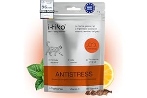ITIKO Vitaminas para Gatos | Delicioso Complemento Alimenticio Calmante Gatos contra el Estrés | Natural Tranquilizante para Gatos | Mejora del Sistema Nervioso