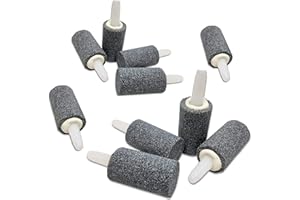 7doo 10 pz Pietre Diametro 14 mm per Uso Alimentare. ATTENZIONE L'Unico Diffusore Poroso per Ozonizzatori Che Passa Nell'imbocco delle Bottiglie. Ideale per Purificare L'acqua Che Bevi Tutti i Giorni